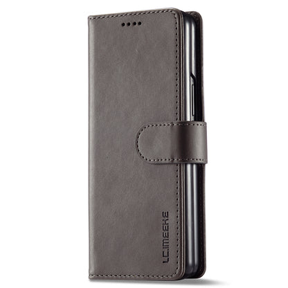 LC.IMEEKE Magnetic Clasp Stand Wallet PU Leather Folding Phone Case for Samsung Galaxy Z Fold3 5G