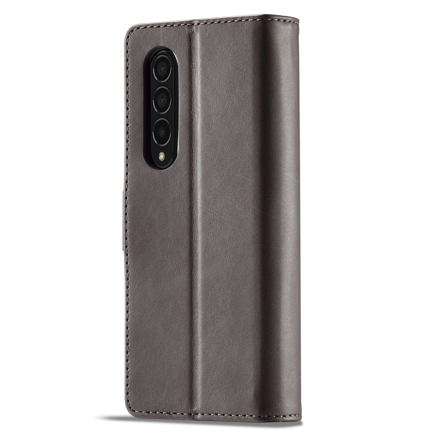 LC.IMEEKE Magnetic Clasp Stand Wallet PU Leather Folding Phone Case for Samsung Galaxy Z Fold3 5G