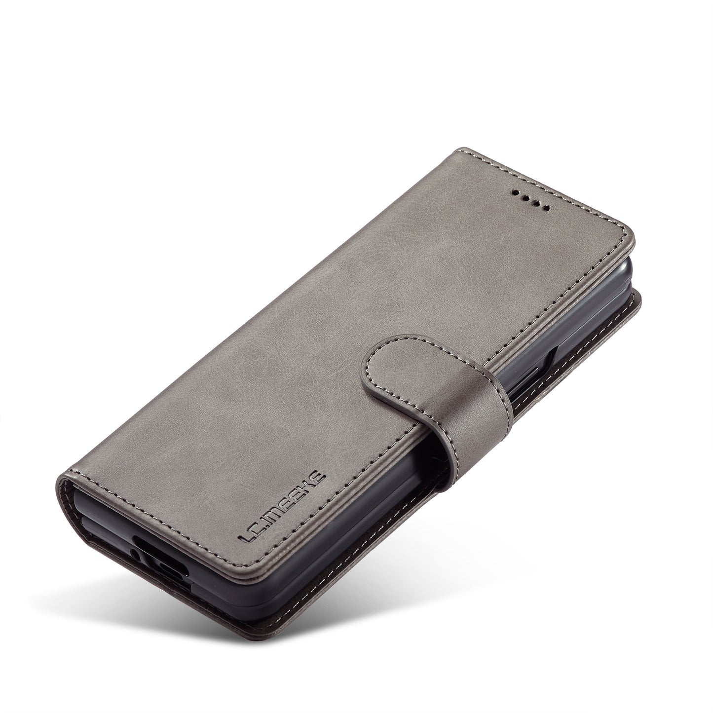 LC.IMEEKE Magnetic Clasp Stand Wallet PU Leather Folding Phone Case for Samsung Galaxy Z Fold3 5G