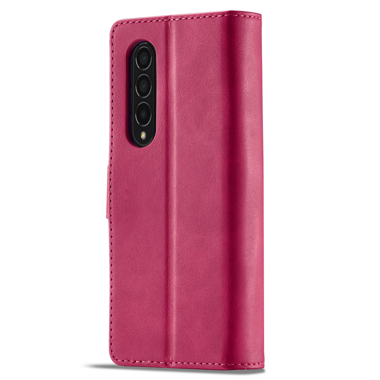 LC.IMEEKE Magnetic Clasp Stand Wallet PU Leather Folding Phone Case for Samsung Galaxy Z Fold3 5G