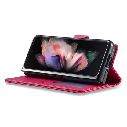 LC.IMEEKE Magnetic Clasp Stand Wallet PU Leather Folding Phone Case for Samsung Galaxy Z Fold3 5G