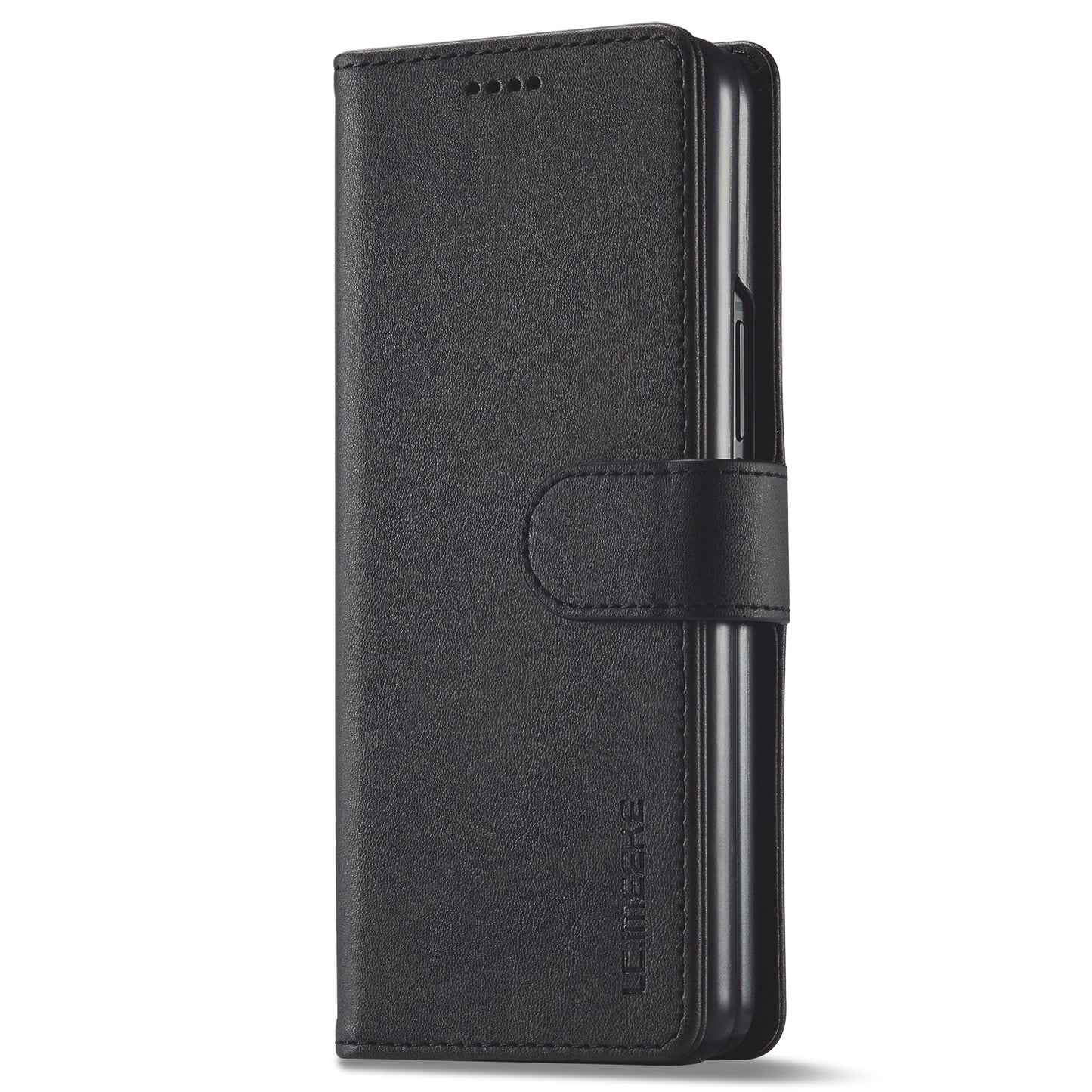 LC.IMEEKE Magnetic Clasp Stand Wallet PU Leather Folding Phone Case for Samsung Galaxy Z Fold3 5G