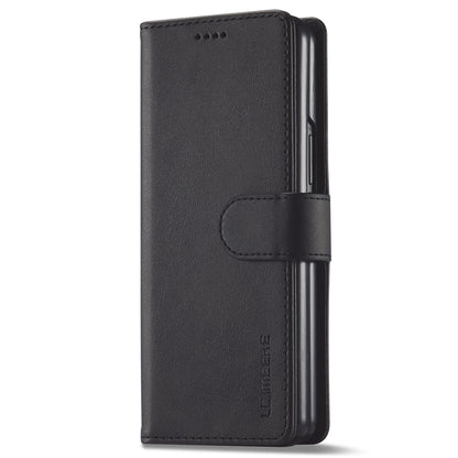 LC.IMEEKE Magnetic Clasp Stand Wallet PU Leather Folding Phone Case for Samsung Galaxy Z Fold3 5G