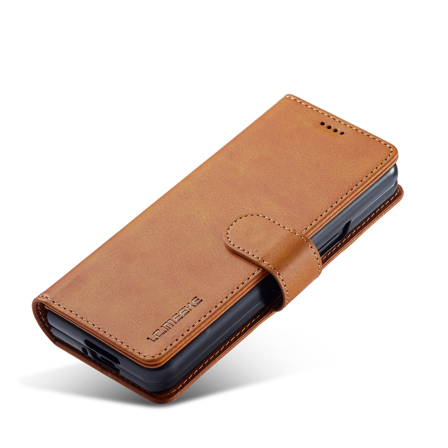 LC.IMEEKE Magnetic Clasp Stand Wallet PU Leather Folding Phone Case for Samsung Galaxy Z Fold3 5G