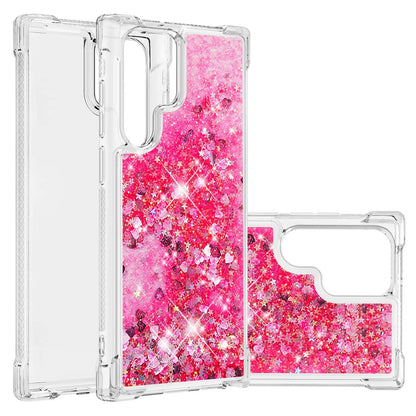 Quicksand TPU Protective Cover Shell Anti-Drop Multiple Color Choices Phone Case for Samsung Galaxy S22 Ultra 5G