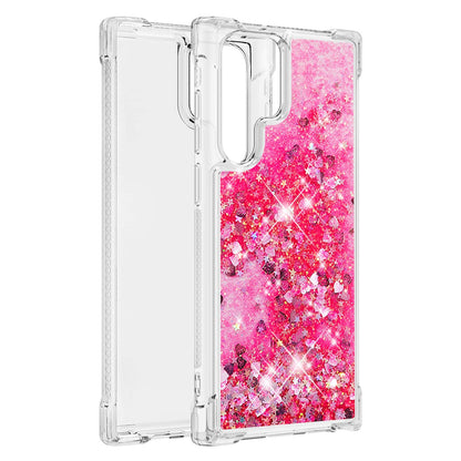 Quicksand TPU Protective Cover Shell Anti-Drop Multiple Color Choices Phone Case for Samsung Galaxy S22 Ultra 5G