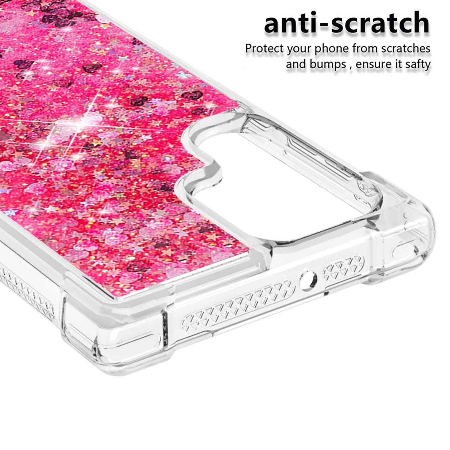 Quicksand TPU Protective Cover Shell Anti-Drop Multiple Color Choices Phone Case for Samsung Galaxy S22 Ultra 5G