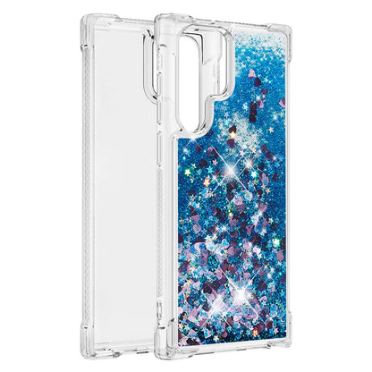 Quicksand TPU Protective Cover Shell Anti-Drop Multiple Color Choices Phone Case for Samsung Galaxy S22 Ultra 5G