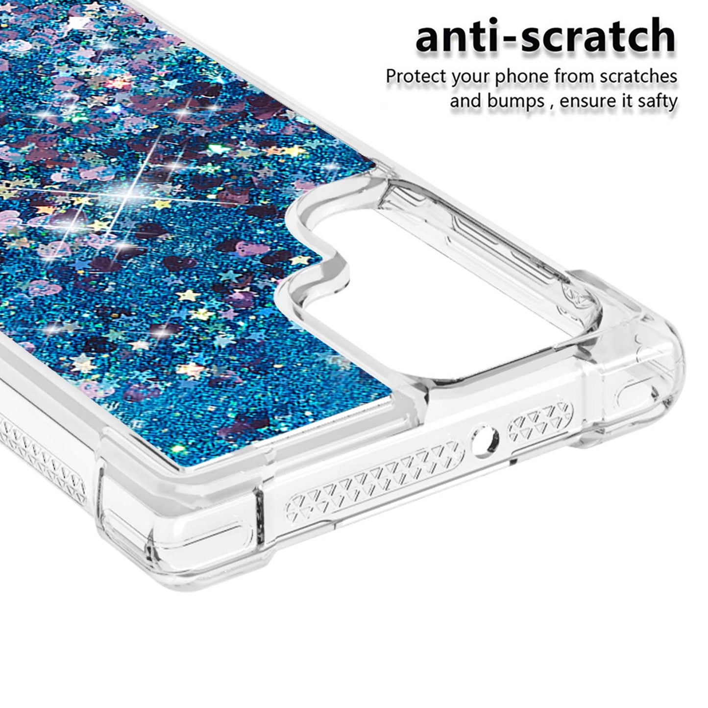 Quicksand TPU Protective Cover Shell Anti-Drop Multiple Color Choices Phone Case for Samsung Galaxy S22 Ultra 5G