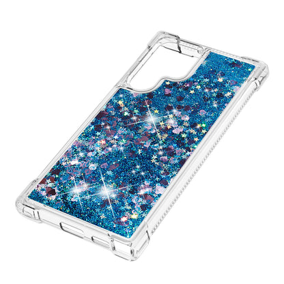 Quicksand TPU Protective Cover Shell Anti-Drop Multiple Color Choices Phone Case for Samsung Galaxy S22 Ultra 5G