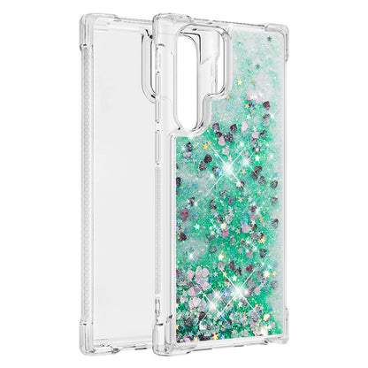 Quicksand TPU Protective Cover Shell Anti-Drop Multiple Color Choices Phone Case for Samsung Galaxy S22 Ultra 5G