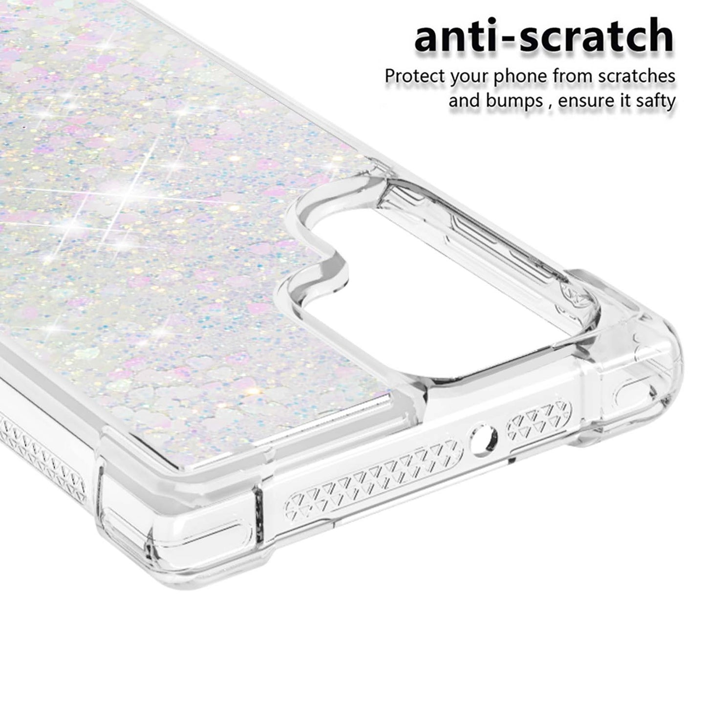 Quicksand TPU Protective Cover Shell Anti-Drop Multiple Color Choices Phone Case for Samsung Galaxy S22 Ultra 5G