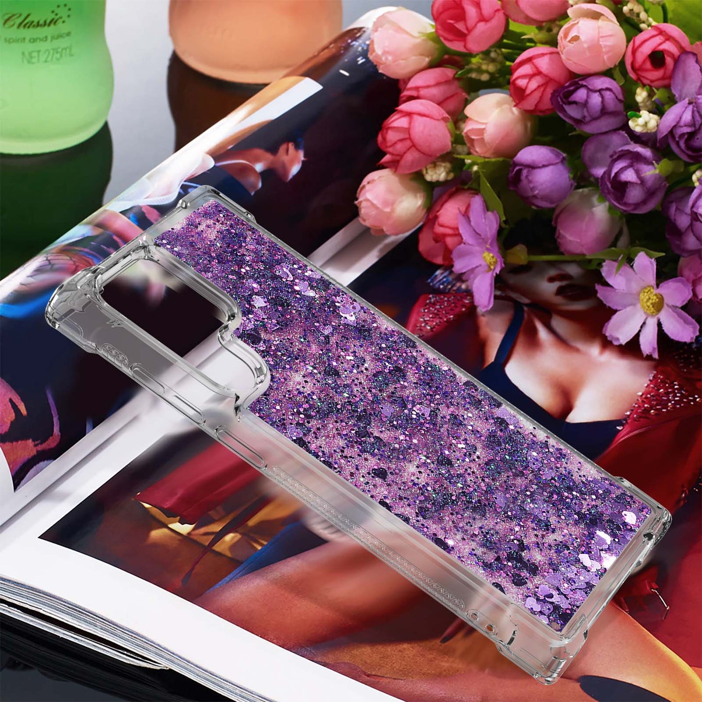 Quicksand TPU Protective Cover Shell Anti-Drop Multiple Color Choices Phone Case for Samsung Galaxy S22 Ultra 5G