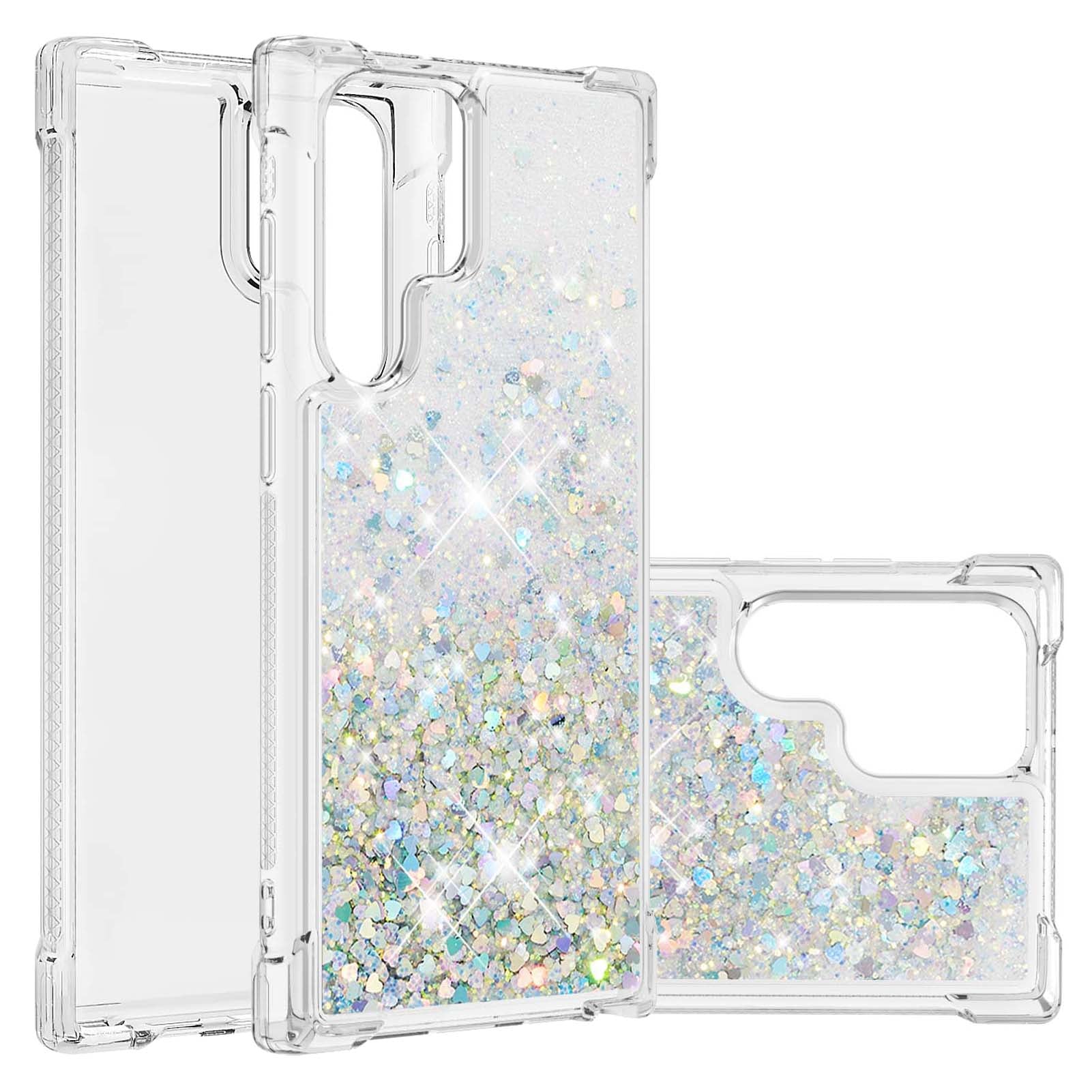 Quicksand TPU Protective Cover Shell Anti-Drop Multiple Color Choices Phone Case for Samsung Galaxy S22 Ultra 5G