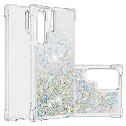 Quicksand TPU Protective Cover Shell Anti-Drop Multiple Color Choices Phone Case for Samsung Galaxy S22 Ultra 5G