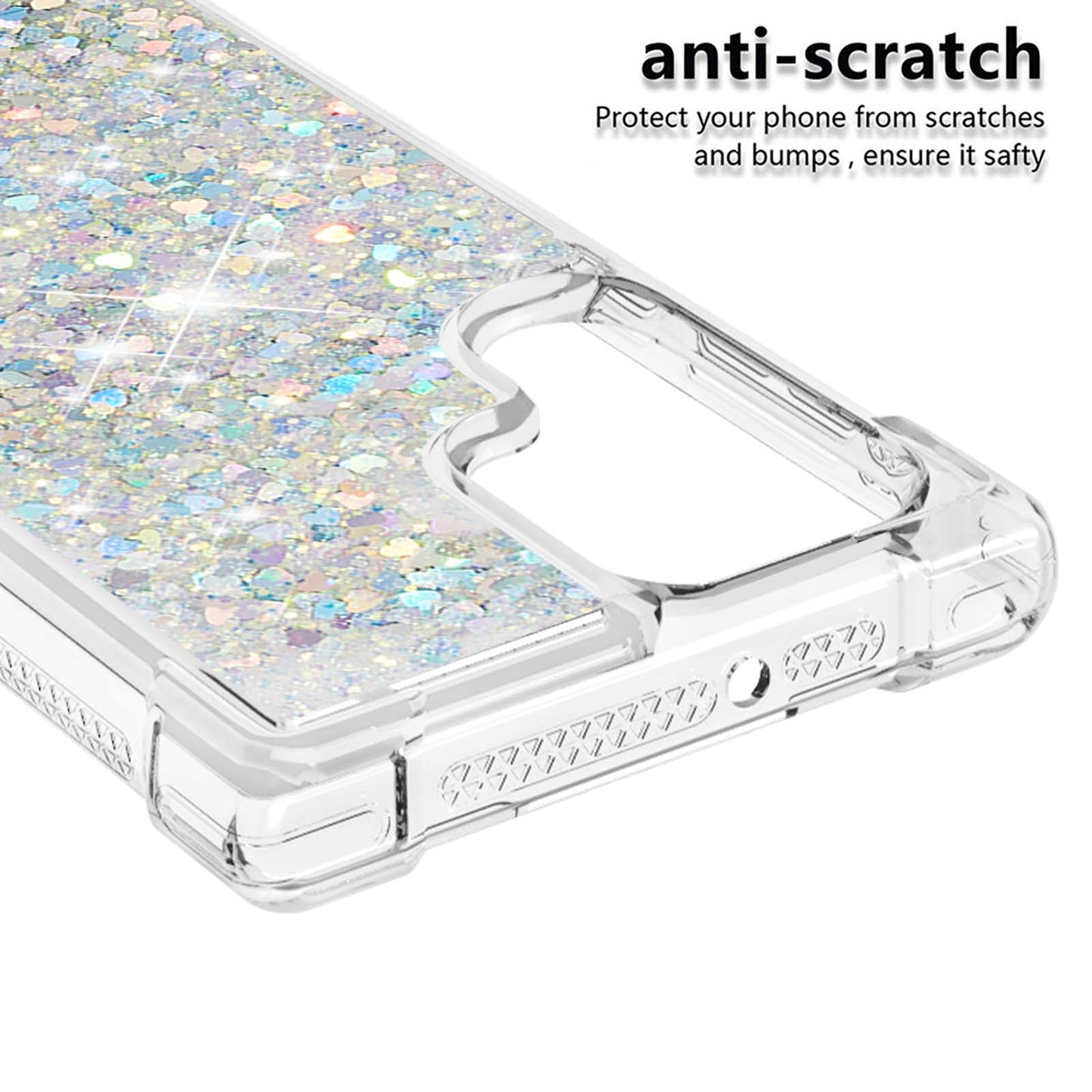 Quicksand TPU Protective Cover Shell Anti-Drop Multiple Color Choices Phone Case for Samsung Galaxy S22 Ultra 5G