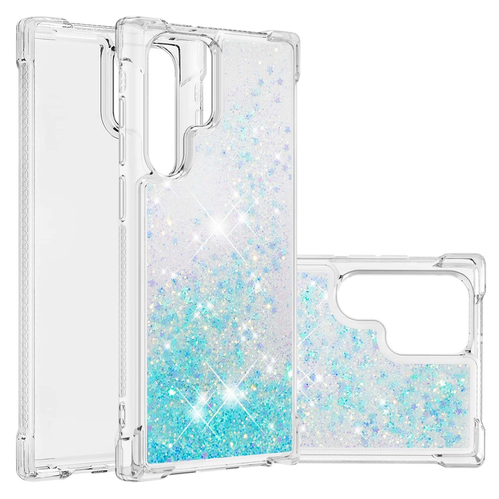 Quicksand TPU Protective Cover Shell Anti-Drop Multiple Color Choices Phone Case for Samsung Galaxy S22 Ultra 5G