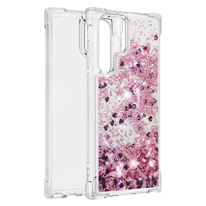 Quicksand TPU Protective Cover Shell Anti-Drop Multiple Color Choices Phone Case for Samsung Galaxy S22 Ultra 5G