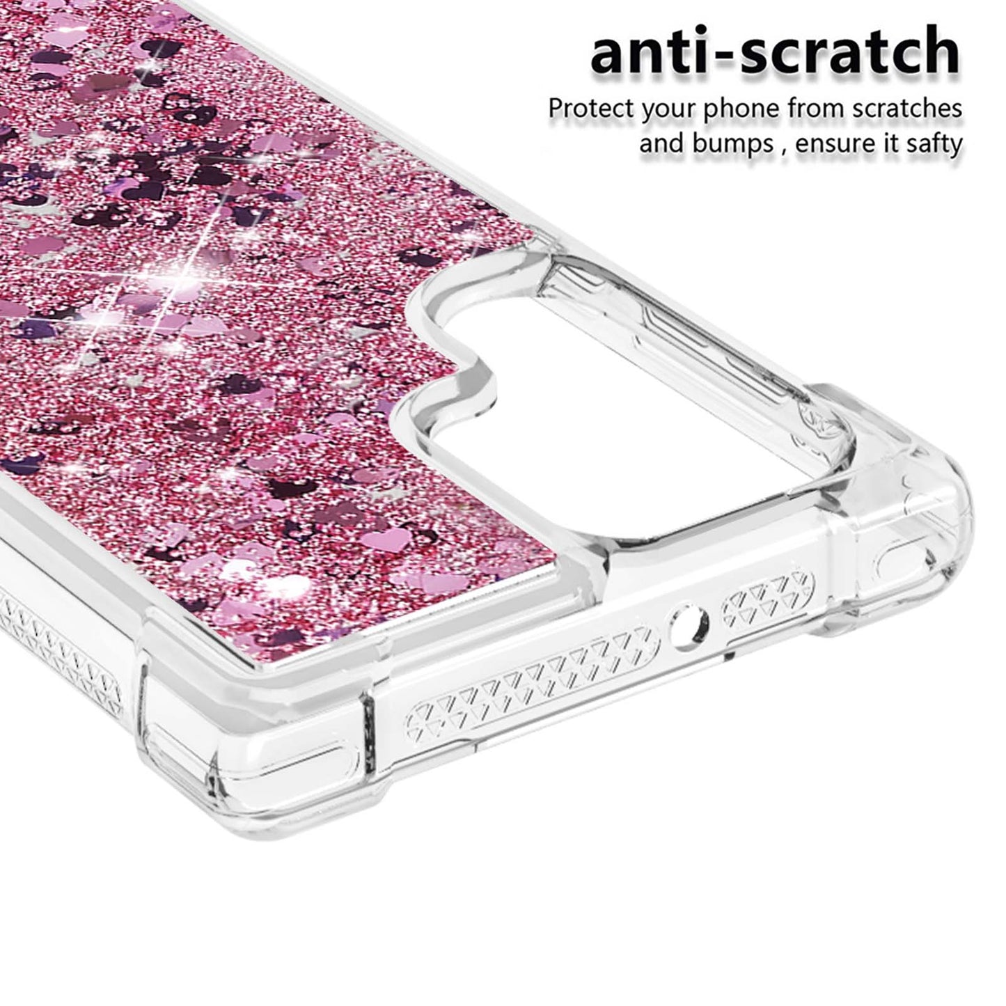 Quicksand TPU Protective Cover Shell Anti-Drop Multiple Color Choices Phone Case for Samsung Galaxy S22 Ultra 5G