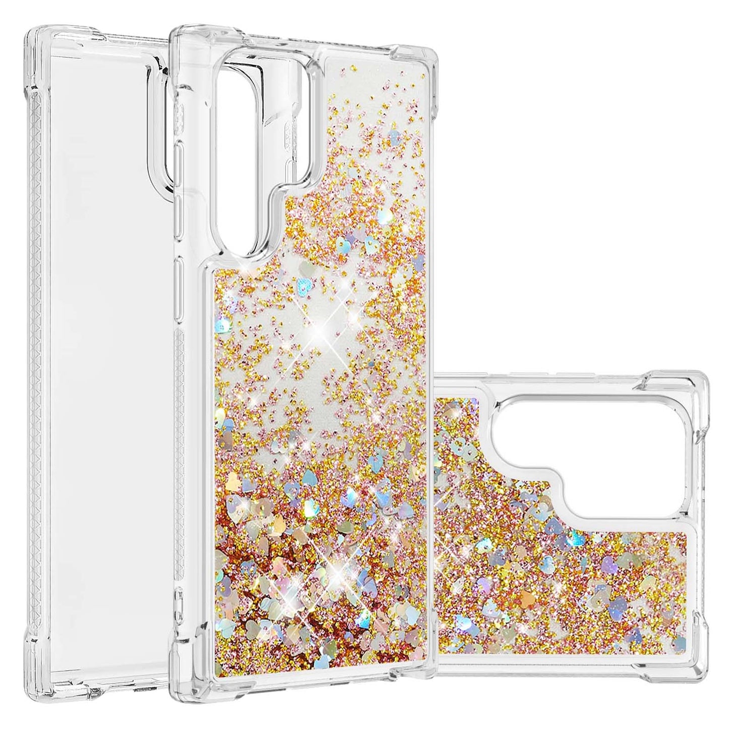 Quicksand TPU Protective Cover Shell Anti-Drop Multiple Color Choices Phone Case for Samsung Galaxy S22 Ultra 5G