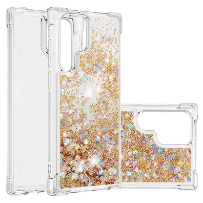 Quicksand TPU Protective Cover Shell Anti-Drop Multiple Color Choices Phone Case for Samsung Galaxy S22 Ultra 5G