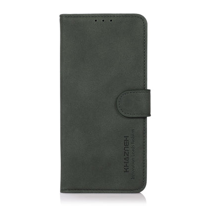 KHAZNEH Dual-sided Magnetic Clasp Textured PU Leather Phone Case Shell with Stand Wallet for Samsung Galaxy A53 5G