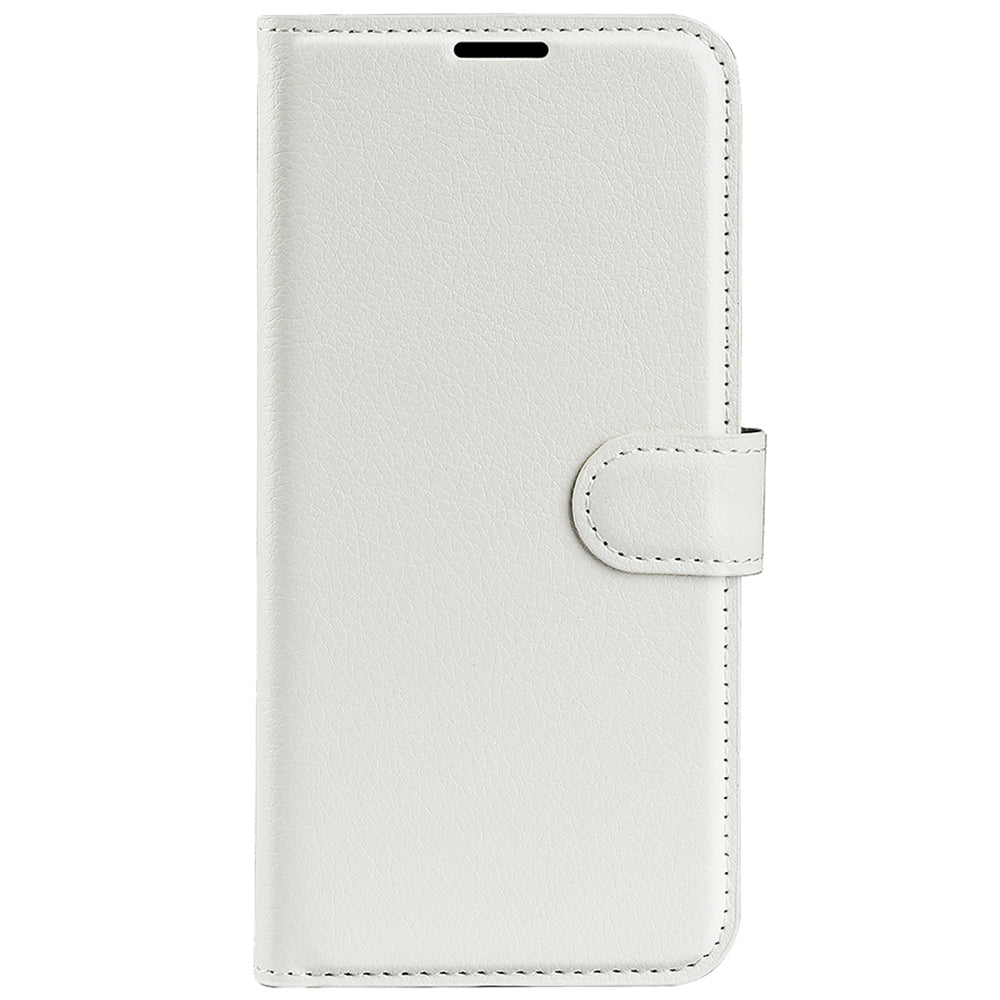 Magnetic Closure Litchi Texture PU Leather Wallet Case Stand Flip Folio Phone Cover for Sony Xperia Pro-I