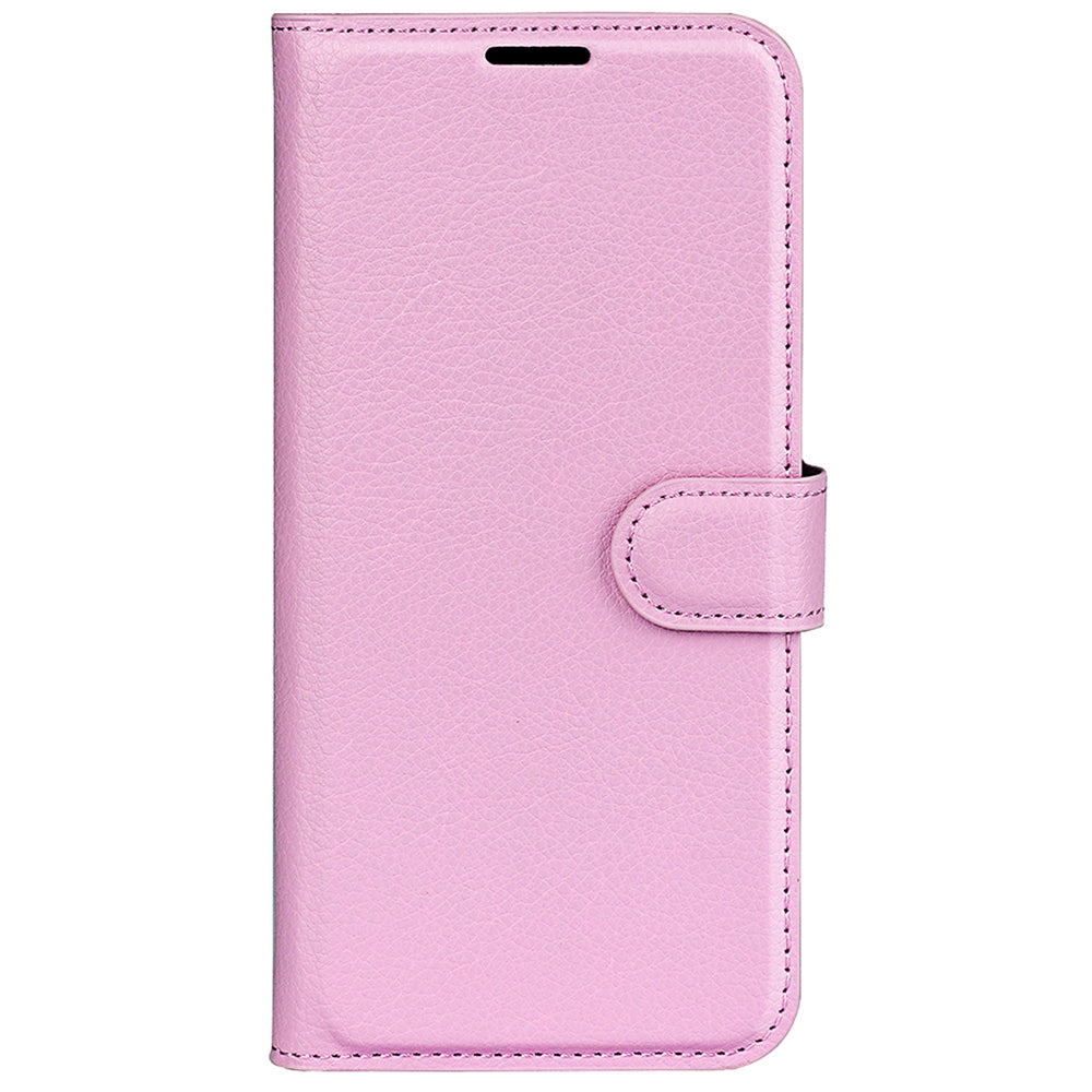 Magnetic Closure Litchi Texture PU Leather Wallet Case Stand Flip Folio Phone Cover for Sony Xperia Pro-I