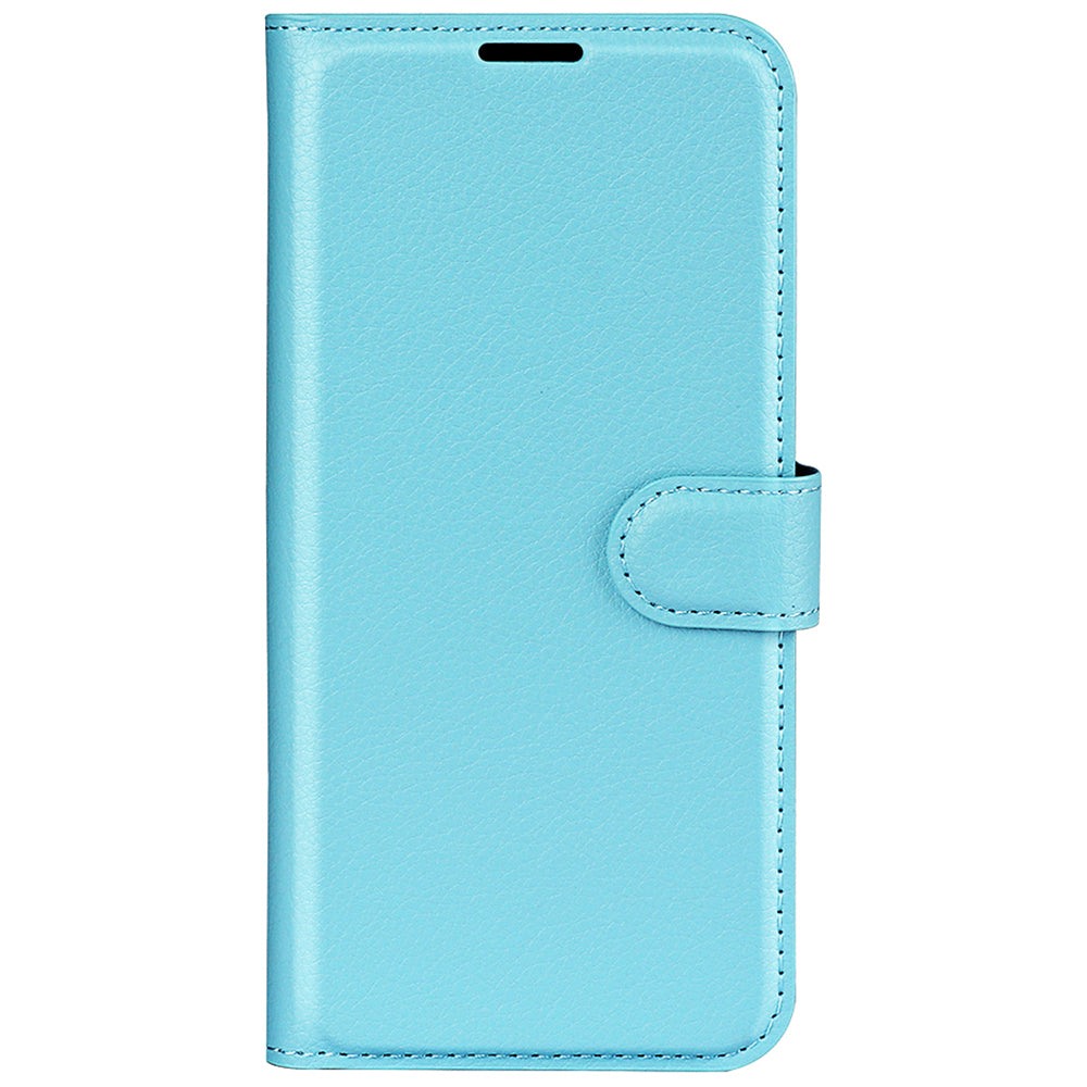 Magnetic Closure Litchi Texture PU Leather Wallet Case Stand Flip Folio Phone Cover for Sony Xperia Pro-I