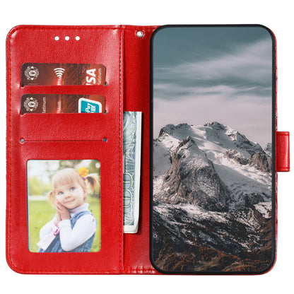 Imprinting Mandala Flower Flip PU Leather Case Stand Magnetic Closure Protective Phone Cover with Strap for Xiaomi Redmi Note 11 Pro 5G (China) (MediaTek)/Note 11 Pro+ 5G