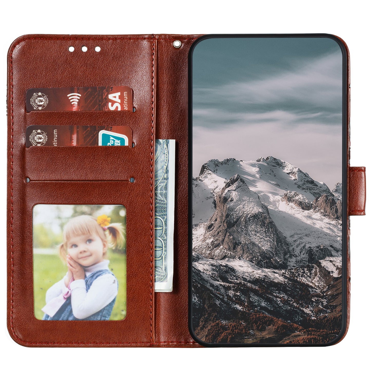Imprinting Mandala Flower Flip PU Leather Case Stand Magnetic Closure Protective Phone Cover with Strap for Xiaomi Redmi Note 11 Pro 5G (China) (MediaTek)/Note 11 Pro+ 5G