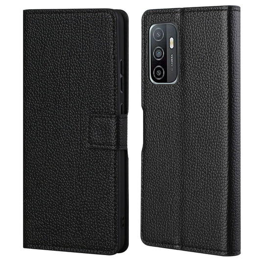 Litchi Texture Leather Wallet Stand Case Magnetic Clasp Cell Phone Protector Shell for Samsung Galaxy A53 5G