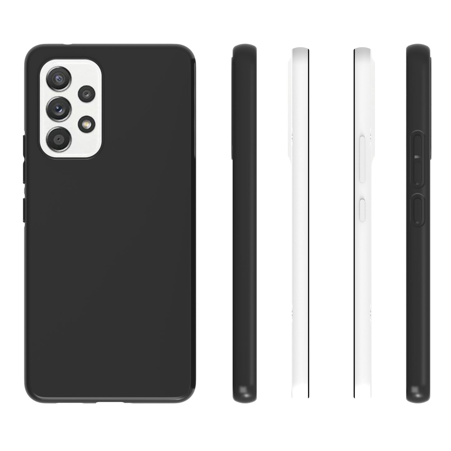 10Pcs/Pack Anti-Scratch Soft TPU Double-sided Matte Finish Coating Phone Case for Samsung Galaxy A53 5G