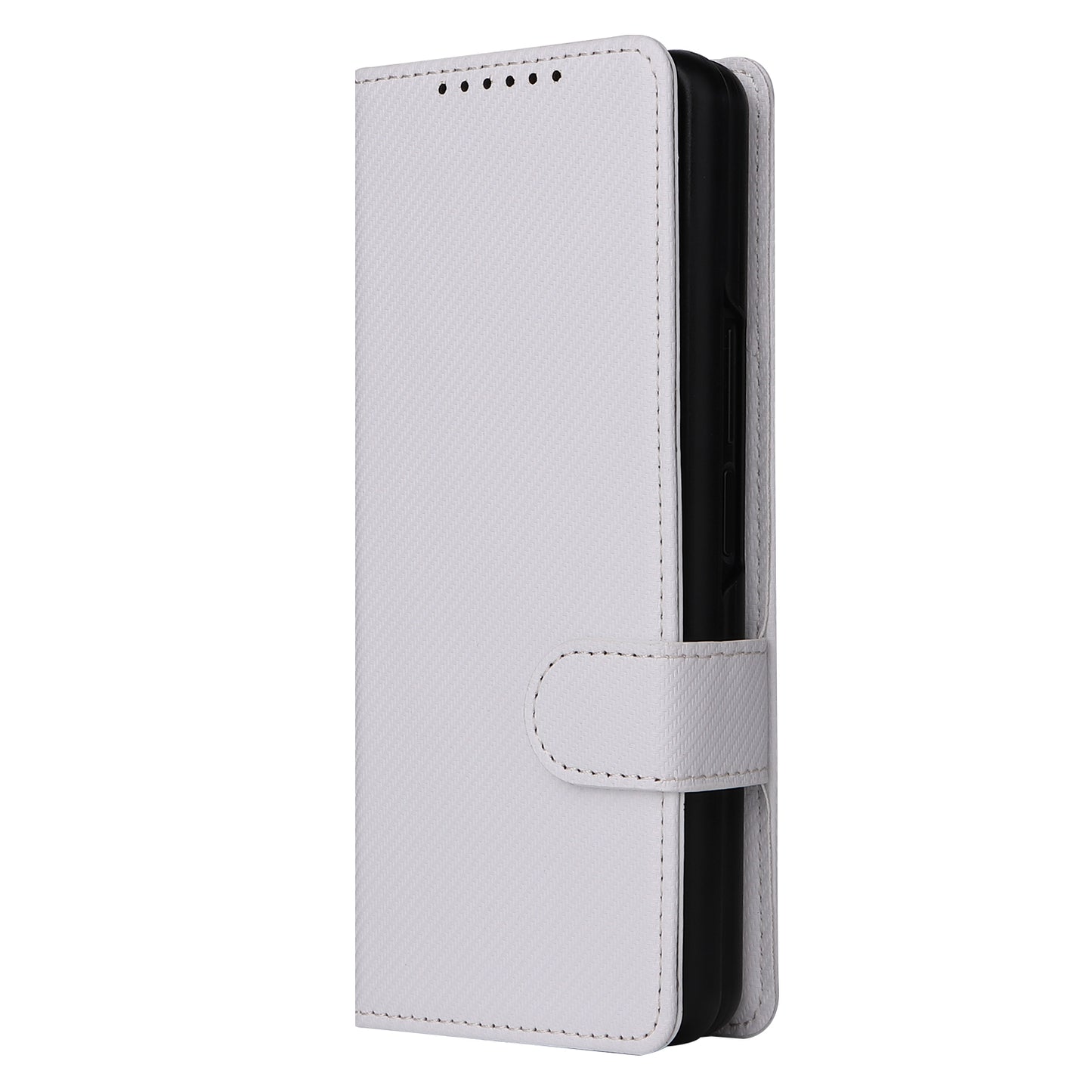 Stand Wallet PU Leather Cover Pen Slot Design Detachable Leather Coated PC Phone Case for Samsung Galaxy Z Fold3 5G