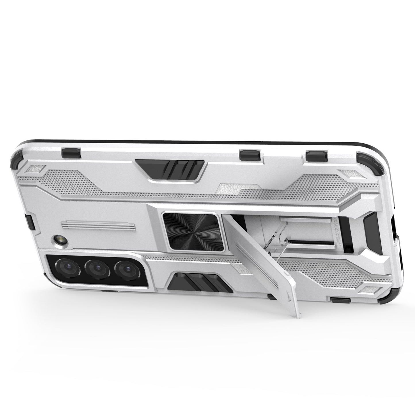 Shockproof Hard PC + Soft TPU Hybrid Protective Cover with Kickstand for Samsung Galaxy S22 5G