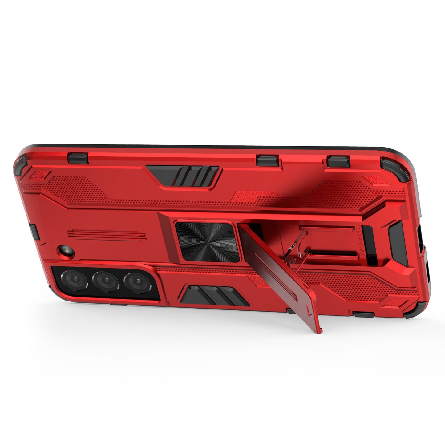 Shockproof Hard PC + Soft TPU Hybrid Protective Cover with Kickstand for Samsung Galaxy S22 5G