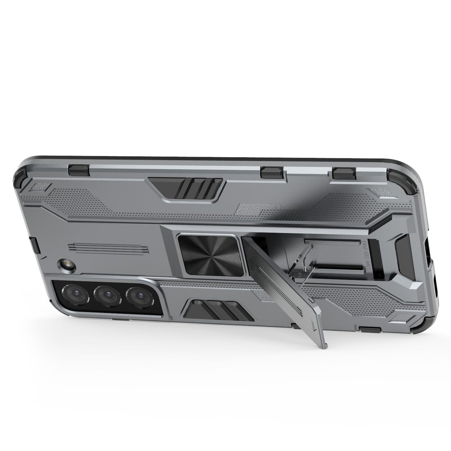 Shockproof Hard PC + Soft TPU Hybrid Protective Cover with Kickstand for Samsung Galaxy S22 5G