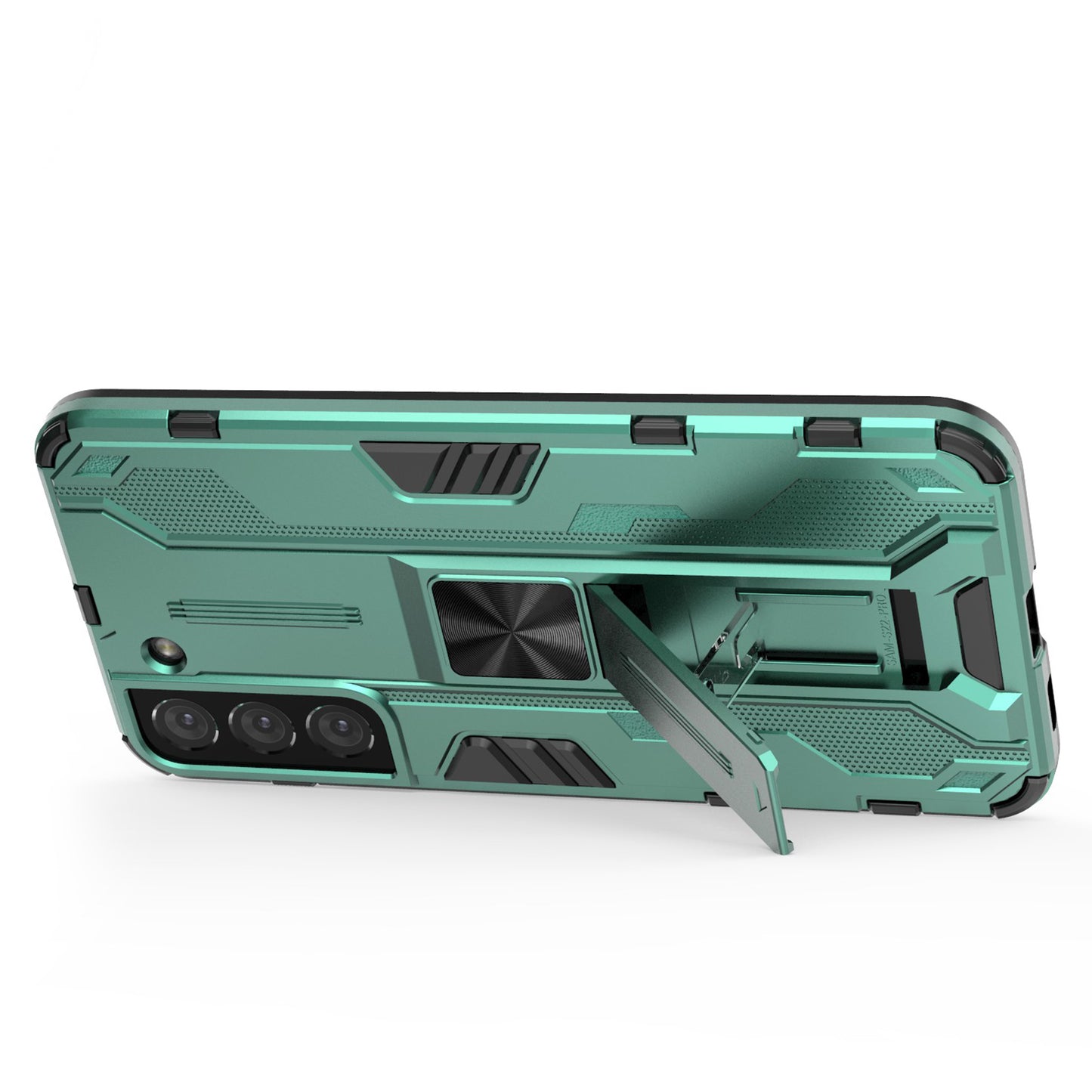 Shockproof Hard PC + Soft TPU Hybrid Protective Cover with Kickstand for Samsung Galaxy S22 5G