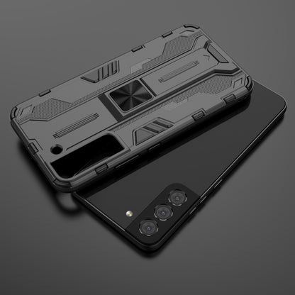 Shockproof Hard PC + Soft TPU Hybrid Protective Cover with Kickstand for Samsung Galaxy S22 5G