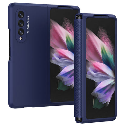 Shockproof PC Back Panel + TPU Hinge Flipping Phone Case Cover for Samsung Galaxy Z Fold3 5G