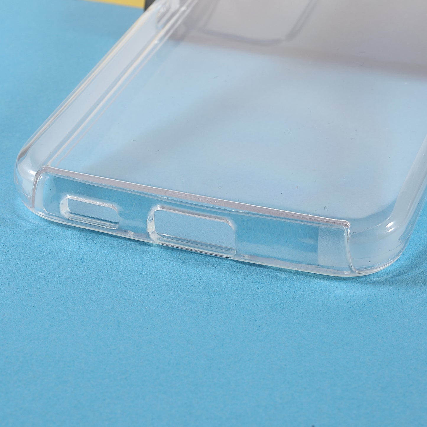 Scratch-resistant Phone Shell Clear 2-in-1 Hard PC Back+PET Front Cover+TPU Edge Hybrid Phone Case for Samsung Galaxy S22 5G