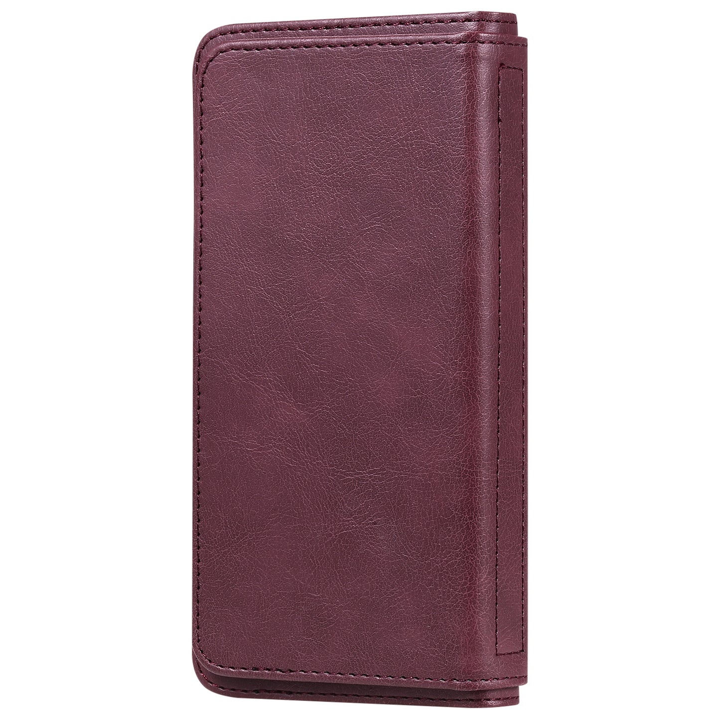 For Samsung Galaxy Z Fold3 5G KT Multi-functional Series-1  Fall-resistant 10 Card Slots Design Foldable Stand Leather Phone Cover Wallet Shell