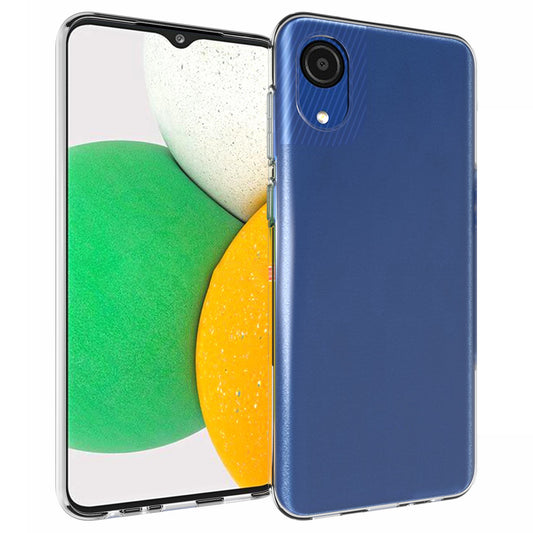 10Pcs/Pack Crystal Clear Inner Watermark-free Flexible TPU Back Phone Cover Case for Samsung Galaxy A03 Core