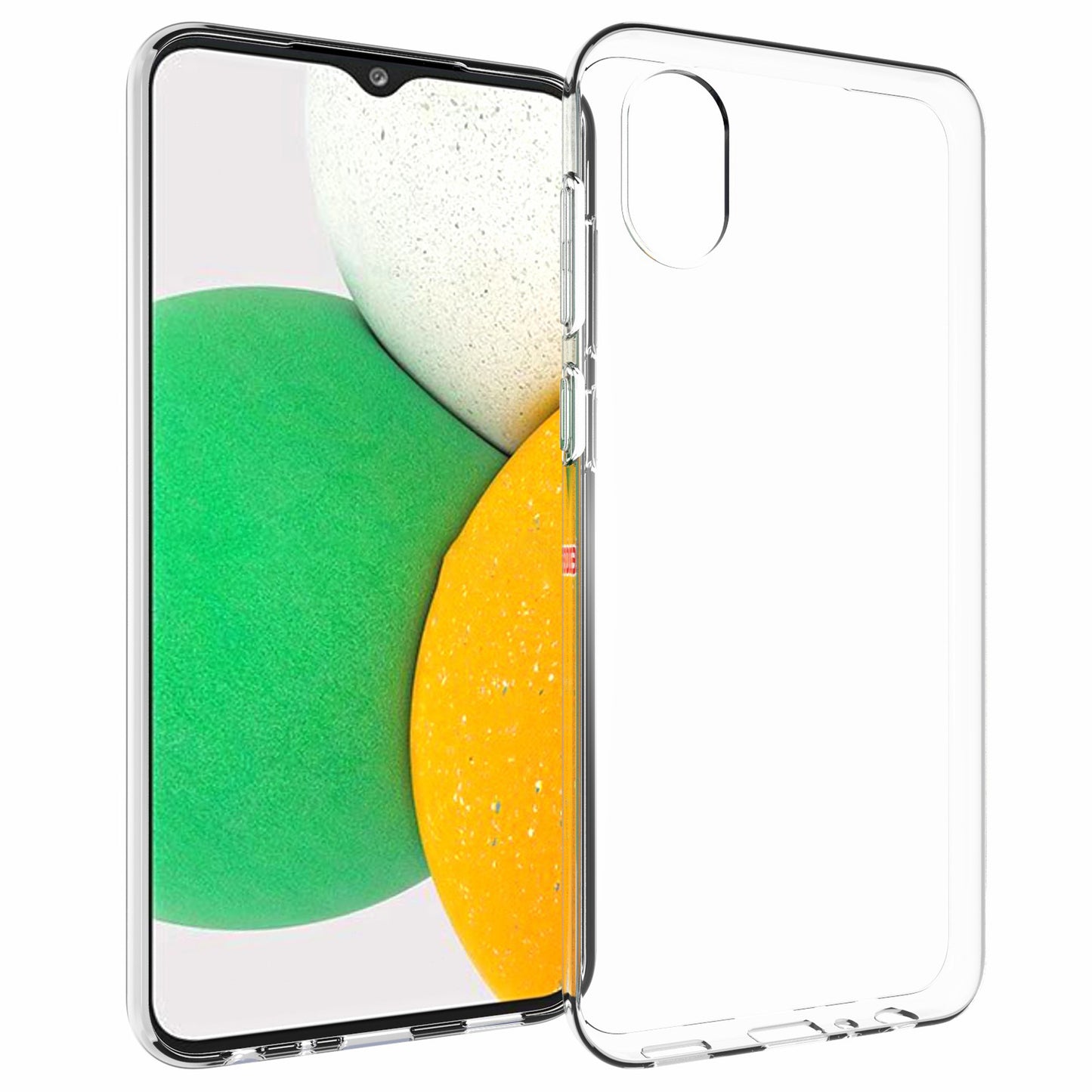 10Pcs/Pack Crystal Clear Inner Watermark-free Flexible TPU Back Phone Cover Case for Samsung Galaxy A03 Core