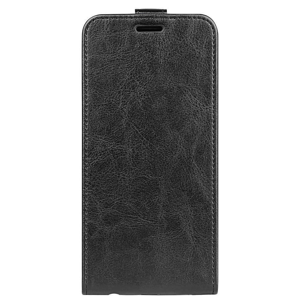 For Samsung Galaxy A13 4G Crazy Horse Texture Vertical Flip Leather Cover Card Slot Phone Shell Protector
