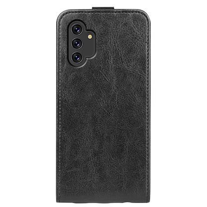 For Samsung Galaxy A13 4G Crazy Horse Texture Vertical Flip Leather Cover Card Slot Phone Shell Protector