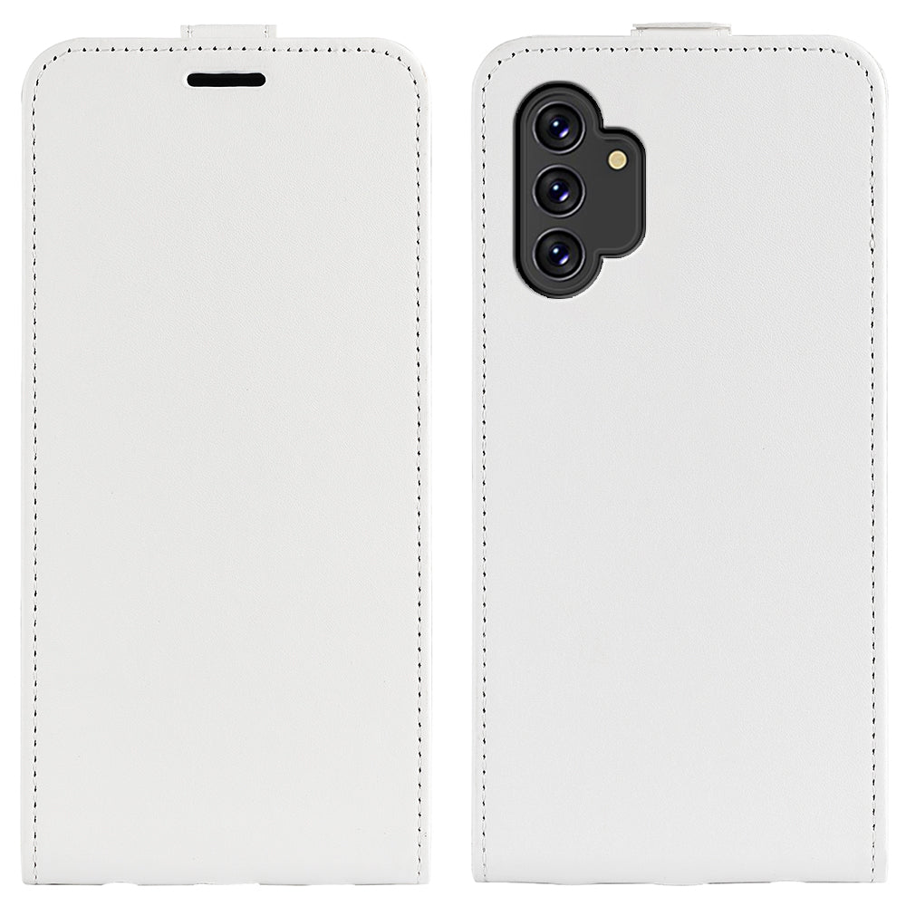For Samsung Galaxy A13 4G Crazy Horse Texture Vertical Flip Leather Cover Card Slot Phone Shell Protector