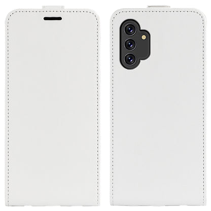 For Samsung Galaxy A13 4G Crazy Horse Texture Vertical Flip Leather Cover Card Slot Phone Shell Protector