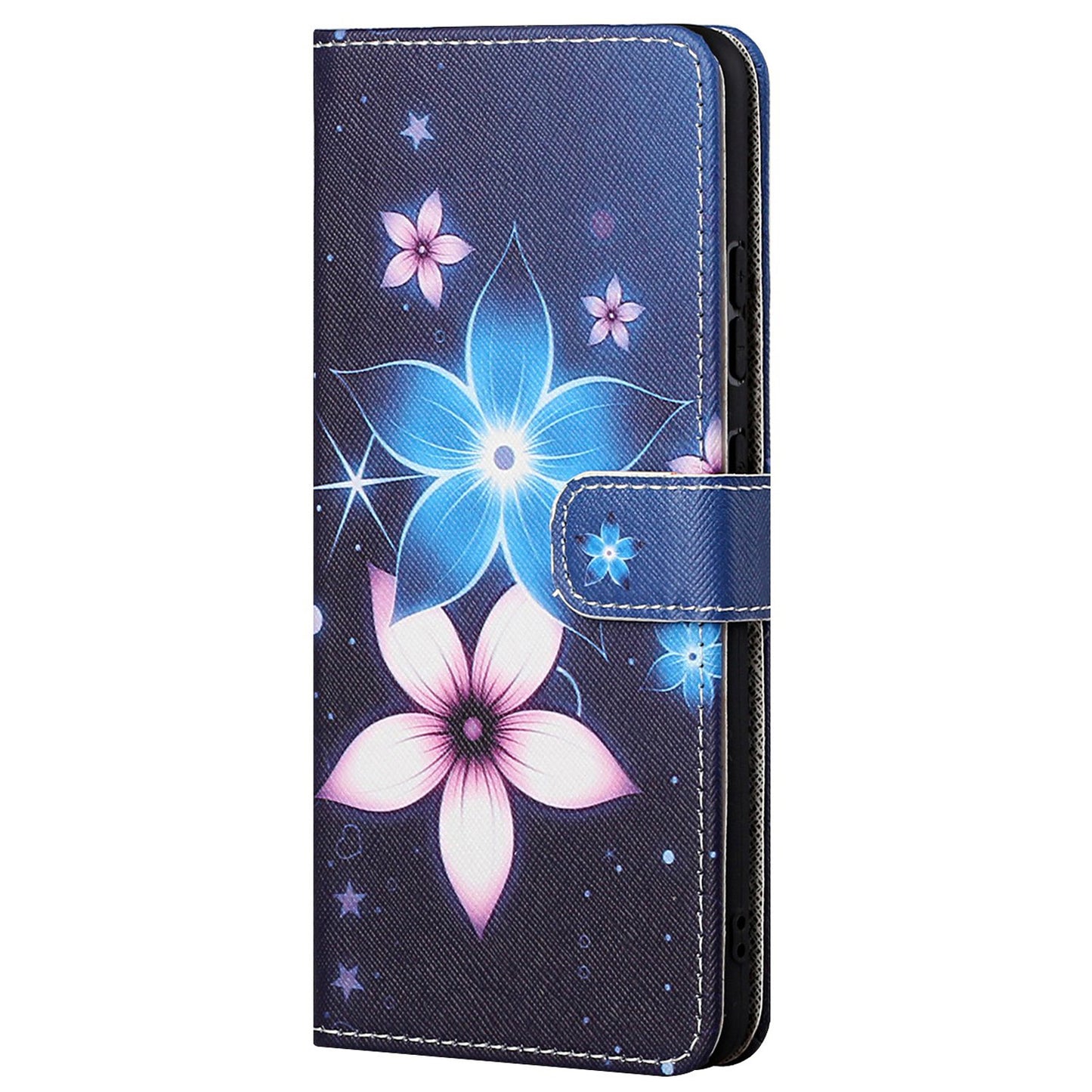 For Samsung Galaxy A13 4G 3D Pattern Printing PU Leather + TPU Phone Case Cross Texture Stand Wallet Protective Cover with Strap