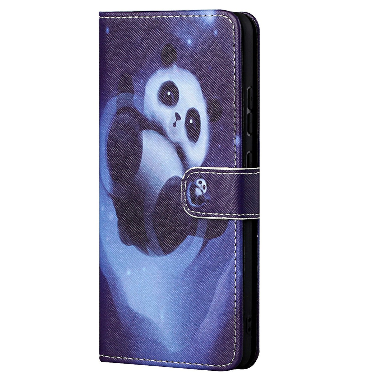 For Samsung Galaxy A13 4G 3D Pattern Printing PU Leather + TPU Phone Case Cross Texture Stand Wallet Protective Cover with Strap